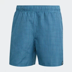 Bañador Adidas Check CLX Azul Cuadros Hombre