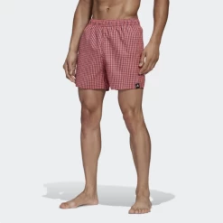 Bañador Adidas CHECK CLX Rojo/cuadros Hombre -Tienda Barata Nadar Equipo banador adidas check clx rojocuadros hombre 3