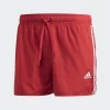 Bañador Adidas CLX 3 Bandas Rojo/blanco Hombre -Tienda Barata Nadar Equipo banador adidas clx 3 bandas rojoblanco hombre