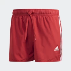 Bañador Adidas CLX 3 Bandas Rojo/blanco Hombre