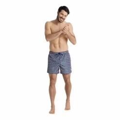 Bañador Arena Beach Short Allover Azul Multi Hombre -Tienda Barata Nadar Equipo banador arena beach short allover azul multi hombre 2