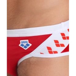 Bañador Arena Icons Brief Rojo Hombre -Tienda Barata Nadar Equipo banador arena icons brief rojo hombre 3