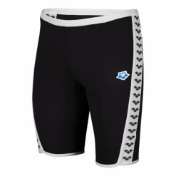 Bañador Arena Icons Swim Jammer Negro Blanco Hombre -Tienda Barata Nadar Equipo banador arena icons swim jammer negro blanco hombre 2