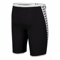 Bañador Arena Icons Swim Jammer Negro Blanco Hombre -Tienda Barata Nadar Equipo banador arena icons swim jammer negro blanco hombre 3