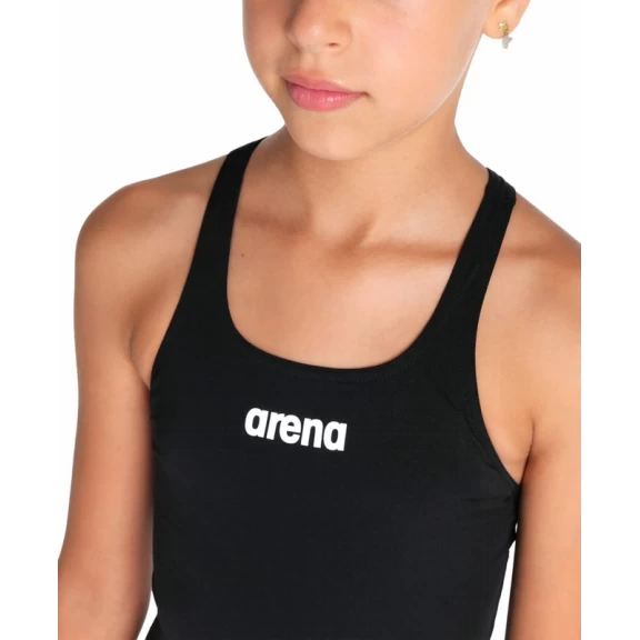 Bañador Arena Pro Solid Negro Niña 5 Bañador Arena Pro Solid Negro Niña - Imagen 3
