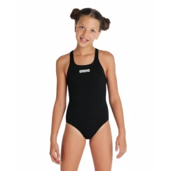 Bañador Arena Pro Solid Negro Niña