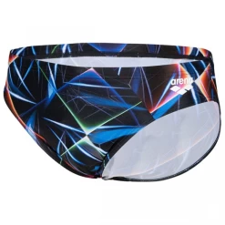 Bañador Arena Swim Briefs Allover Negro Multicolor Hombre
