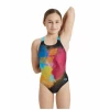 Bañador Arena Swim Pro Placement Multicolor Niña -Tienda Barata Nadar Equipo banador arena swim pro placement multicolor nina