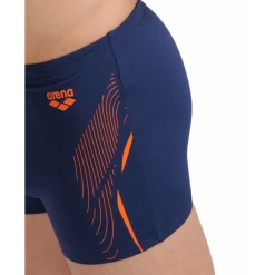 Bañador Arena Swim Short Graphic Marino Naranja Hombre -Tienda Barata Nadar Equipo banador arena swim short graphic marino naranja hombre 2