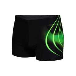Bañador Arena Swim Short Placement Negro Verde Hombre -Tienda Barata Nadar Equipo banador arena swim short placement negro verde hombre 1