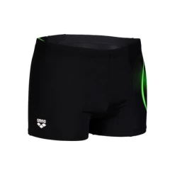 Bañador Arena Swim Short Placement Negro Verde Hombre -Tienda Barata Nadar Equipo banador arena swim short placement negro verde hombre 2