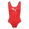 Bañador Natación Puma Swimsuit Rojo Mujer