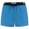 Bañador Puma Swim Logo Short Lenght Azul Hombre -Tienda Barata Nadar Equipo banador puma swim logo short lenght azul hombre