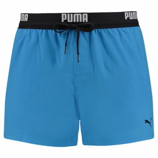 Bañador Puma Swim Logo Short Lenght Azul Hombre -Tienda Barata Nadar Equipo banador puma swim logo short lenght azul hombre