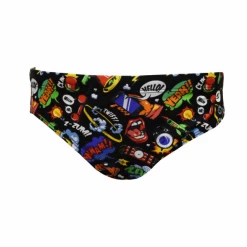 Bañador Ras Briefs Zap Negro Niño