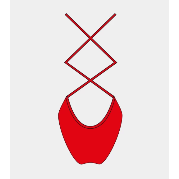 Bañador Sincronizada Turbo Sirene Rojo Mujer 4 Bañador Sincronizada Turbo Sirene Rojo Mujer - Imagen 2