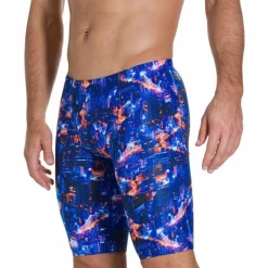Bañador Speedo Allover V Jammer Azul Naranja Hombre -Tienda Barata Nadar Equipo banador speedo allover v jammer azul naranja hombre 2