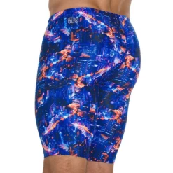 Bañador Speedo Allover V Jammer Azul Naranja Hombre -Tienda Barata Nadar Equipo banador speedo allover v jammer azul naranja hombre 3