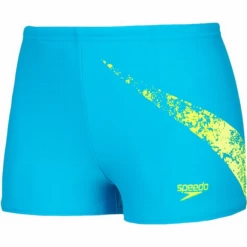 Bañador Speedo BoomStar Placement Aquashort Azul Niño -Tienda Barata Nadar Equipo banador speedo boomstar placement aquashort azul nino 1