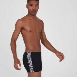 Bañador Speedo Boomstar Splice Aquashort Negro Hombre -Tienda Barata Nadar Equipo banador speedo boomstar splice aquashort negro hombre 2