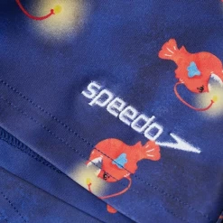 Bañador Speedo Digital Allover Pirañas Azul Niño -Tienda Barata Nadar Equipo banador speedo digital allover piranas azul nino 1