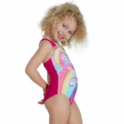 Bañador Speedo Digital Placement Swimsuit Rosa Niña -Tienda Barata Nadar Equipo banador speedo digital placement swimsuit rosa nina 3