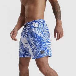 Bañador Speedo Printed Leisure 16" Azul Hombre -Tienda Barata Nadar Equipo banador speedo printed leisure 16 azul hombre 3
