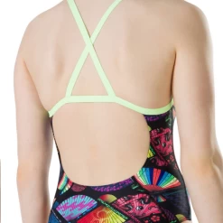 Bañador Speedo TranquilFam Negro Con Abanicos Niña 11 Bañador Speedo TranquilFam Negro Con Abanicos Niña -Tienda Barata Nadar Equipo banador speedo tranquilfam negro con abanicos nina 4