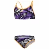 Bikini Speedo DazzleSplash Allover Tie Lila Negro Niña -Tienda Barata Nadar Equipo bikini speedo dazzlesplash allover tie lila negro nina