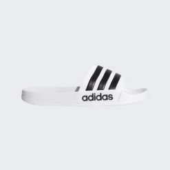 Chanclas Adidas Adilette Shower Blanco Negro Unisex