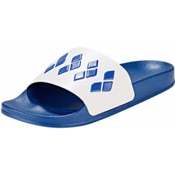 Chanclas Arena Pool Team Stripe Slide Azul Blanco Unisex -Tienda Barata Nadar Equipo chanclas arena pool team stripe slide azul blanco unisex 2