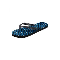 Chanclas Fila Troy Logo Slipper Negro Azul Hombre