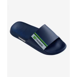 Chanclas Havaianas Slide Brasil Marino Hombre