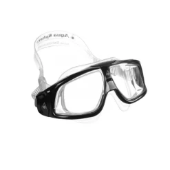 AQUA SPHERE Gafas Natación Aquasphere Seal 2.0 Negro Gris Lente Clara