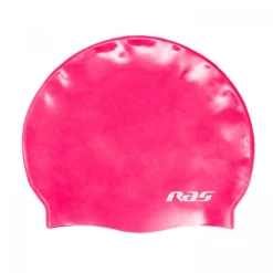 Gorro Natación Ras Silicona Reciclada Suede Rosa