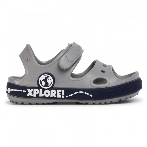 Sandalia Coqui Yogi Gris Azul Niño 3 Sandalia Coqui Yogi Gris Azul Niño