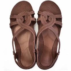 Sandalias Brasileras Kasgar Esmirna Marrón Mujer