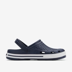 Zuecos Coqui Lindo Marino Blanco Hombre