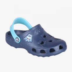 Zuecos Coqui Little Frog Azul Niño